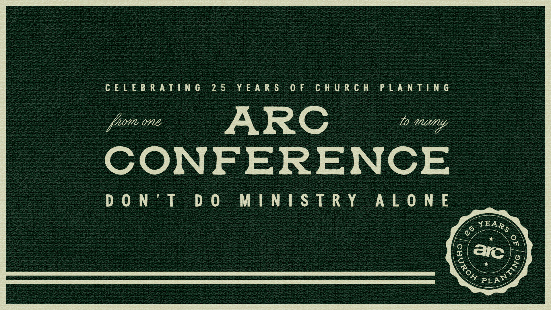 ARC Conference 2026 | Celebrating 25 Years of Church Planting